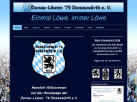 donau-loewen79.de Webseite Vorschau