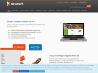 newcart.it Webseite Vorschau