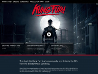 kungfury.com Webseite Vorschau