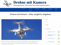 drohne-mit-kamera.net Webseite Vorschau