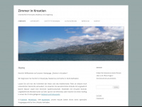 zimmer-in-kroatien.de Webseite Vorschau