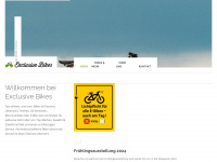 exclusivebikes.ch Webseite Vorschau