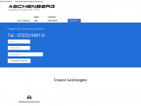 autoteile-aschenberg.de Webseite Vorschau