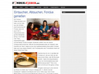 fondue-fieber.de Webseite Vorschau