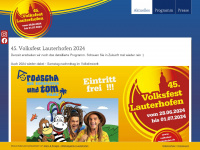 volksfest-lauterhofen.de Webseite Vorschau