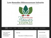 love-remedies.info Webseite Vorschau