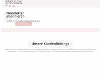 waescheland.com Webseite Vorschau