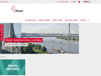 wesel-tourismus.de Webseite Vorschau