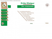 fritz-elstner.de Webseite Vorschau