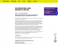 wildwechsel-festival.de Webseite Vorschau