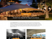 tentickle-stretchtents.com Webseite Vorschau