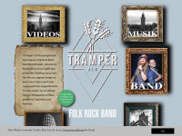 tramper-musik.de Webseite Vorschau