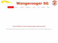 wangerooger-sg.de Webseite Vorschau