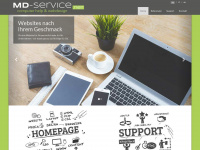 md-service.net Webseite Vorschau
