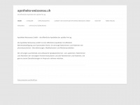 apotheke-weissenau.ch Webseite Vorschau