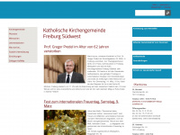 kath-freiburg-suedwest.de Webseite Vorschau