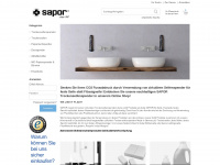 sapor-shop.de Webseite Vorschau