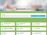 browsercheck.me Webseite Vorschau