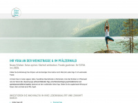 mel-yoga.de Webseite Vorschau