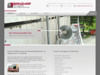 banzhaf-betonbohren.de Webseite Vorschau