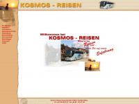 kosmos-reisen.com Webseite Vorschau