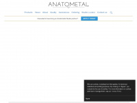 anatometal.com Webseite Vorschau