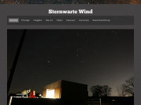 sternwarte-wind.de Webseite Vorschau
