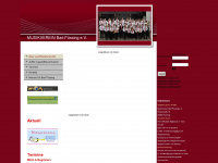 musikverein-badfuessing.de Webseite Vorschau