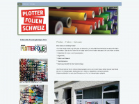 plotter-folien-schweiz.ch Webseite Vorschau