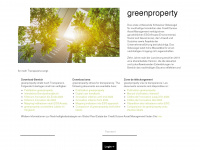 greenproperty.ch Webseite Vorschau