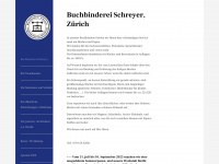 buchbinderei-schreyer.ch Webseite Vorschau