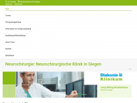 neurochirurgie-diakonie.de Webseite Vorschau