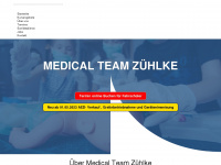 medical-team-zuehlke.de Webseite Vorschau