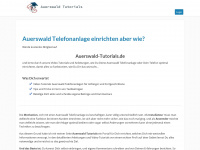 auerswald-tutorials.de Webseite Vorschau