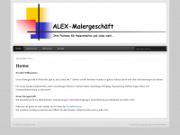 maler-alex.ch Webseite Vorschau