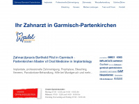 zahnarzt-garmisch-partenkirchen.de Webseite Vorschau