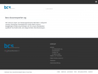 bcs-steuern.ch Webseite Vorschau