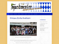ehrbare-zuenfte-brettheim.de Webseite Vorschau