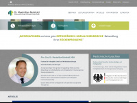 dr-reinhold.com Webseite Vorschau