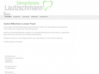 zahnarztpraxis-lautzschmann.de Webseite Vorschau