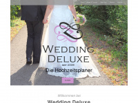 weddingdeluxe.de Webseite Vorschau