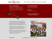gm-music.at Webseite Vorschau