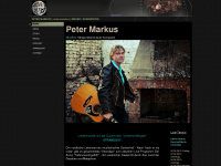 peter-markus.com Webseite Vorschau