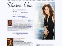 sharonisbin.com Webseite Vorschau