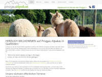 pinzgau-alpakas.at Webseite Vorschau