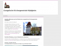 kirche-hoepfigheim.de Webseite Vorschau