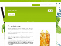 cocktail-kraeuter.de Webseite Vorschau