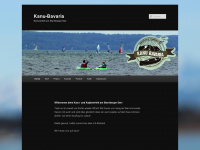 kanu-bavaria.de Webseite Vorschau