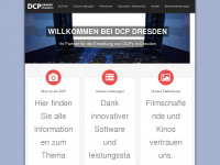 digital-cinema-package.de Webseite Vorschau