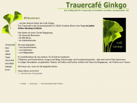 trauercafe-ginkgo.de Webseite Vorschau